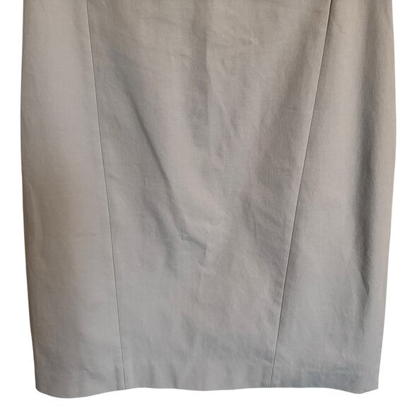Banana‎ Republic Sz 12 Bi-Stretch Sheath Dress Gray Office Minimalist Preppy - Picture 7 of 11
